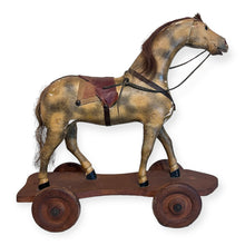 Load image into Gallery viewer, Large American Wooden Horse Toy