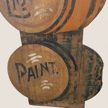 Load image into Gallery viewer, Rare 19th Century Polychrome Paint Decorated Paint Trade Sign