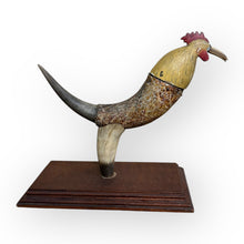 Load image into Gallery viewer, Excellent Folk Art Horn Rooster