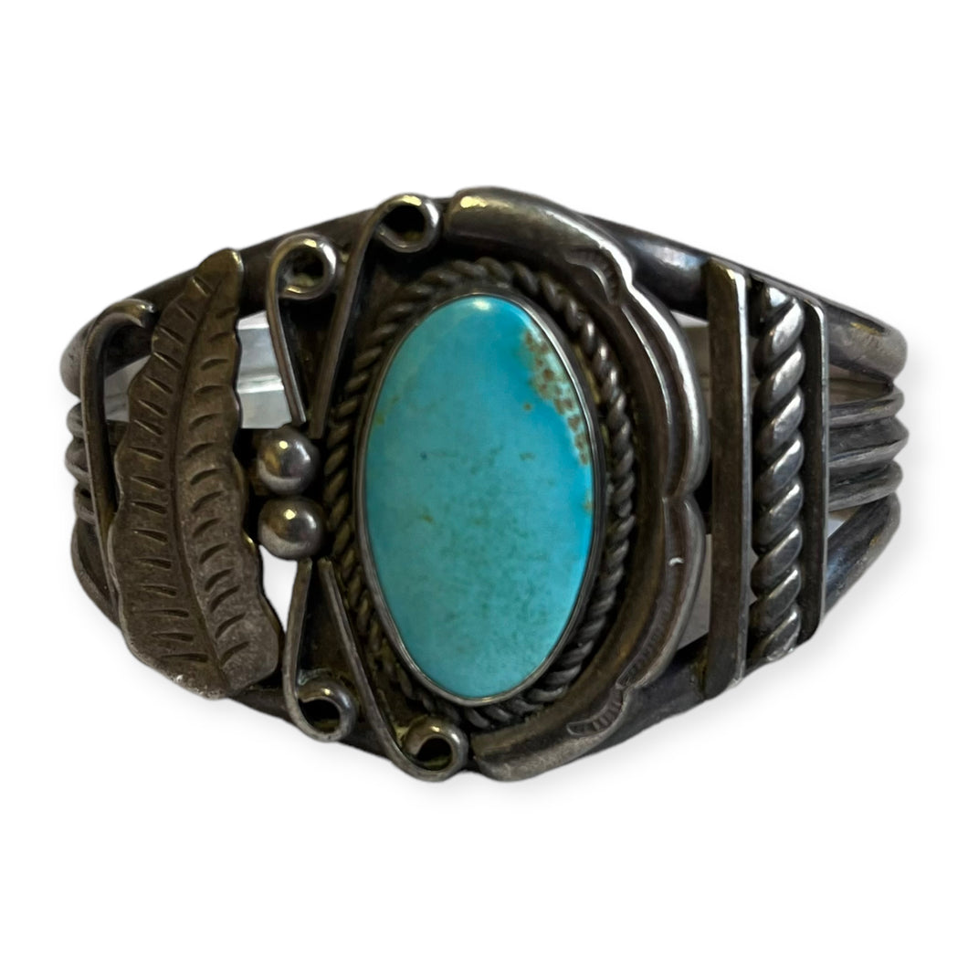 Early Navajo Turquoise Bracelet