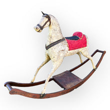 Load image into Gallery viewer, Superb Six Foot 19th Century Rocking Horse