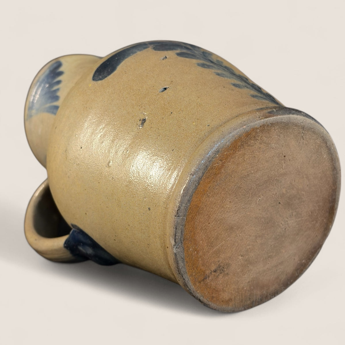 19th C Decorated Stoneware Pitcher (Attrib Richard Remmey
