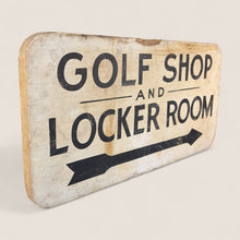 Load image into Gallery viewer, 1940s Wooden Golf Sign