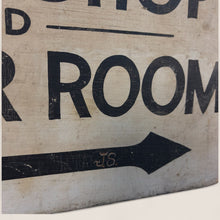 Load image into Gallery viewer, 1940s Wooden Golf Sign