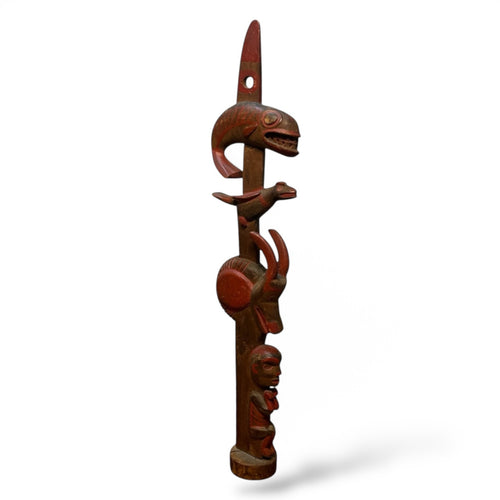 Important Tlingit Model Totem