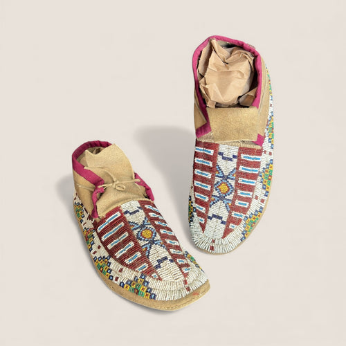 Fine Pair of Native American Moccasins