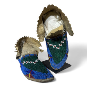 Lakota (Sioux) Beaded Adult Moccasins