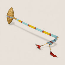 Load image into Gallery viewer, Northern Plains Beaded Stone-Headed Club