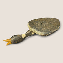 Load image into Gallery viewer, Folk Art Flat Bodied Hissing Duck Decoy