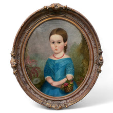 Load image into Gallery viewer, 19th Century American Portrait of a Girl