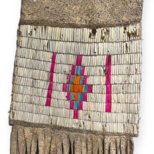 Load image into Gallery viewer, Early Quilled Native American Pipe Bag