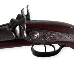 Fine French Officers Double Barrel Pistol (Circa 1840)