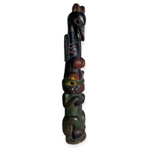 Northwest Coast Model Totem Pole (Haida, ca. 1910-1930)
