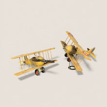 Load image into Gallery viewer, Matched Pair of Folk Art Biplanes, Circa 1920–1940