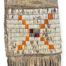 Load image into Gallery viewer, Early Quilled Native American Pipe Bag