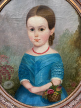 Load image into Gallery viewer, 19th Century American Portrait of a Girl