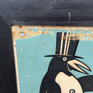 Rare Penn-Guin Motor Oil Sign