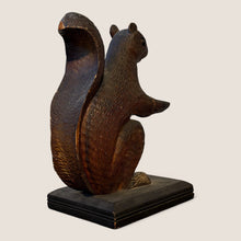 Load image into Gallery viewer, Folk Art Carved Wooden Squirrel