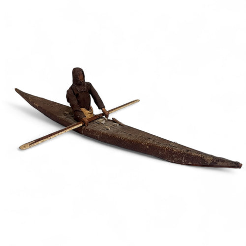 19th C Native American (Inuit) Model Kayak