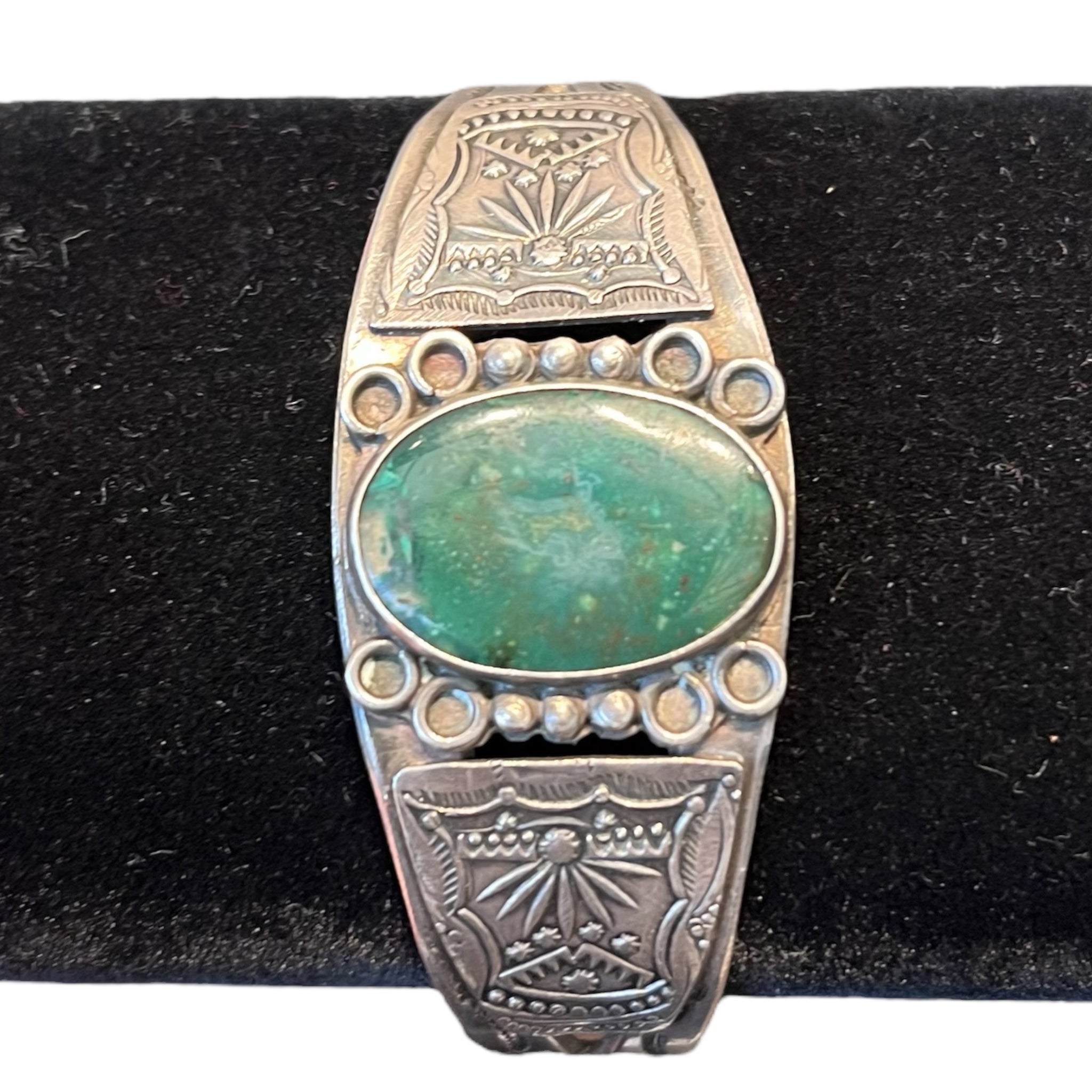 Important Vintage Native American Navajo Nation President Sterling Silver Bracelet Cuff Important Vintage Native American Navajo Nation President Sterling Silver Bracelet Cuff