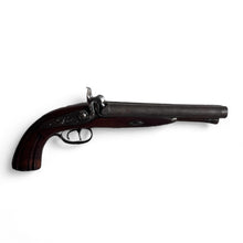 Load image into Gallery viewer, Fine French Officers Double Barrel Pistol (Circa 1840)