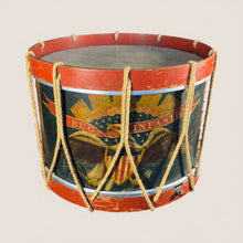 Load image into Gallery viewer, Regimental Painted U.S. Infantry Civil War Drum – A. Rogers, Flushing, Long Island