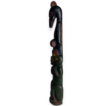 Load image into Gallery viewer, Northwest Coast Model Totem Pole (Haida, ca. 1910-1930)