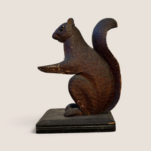 Load image into Gallery viewer, Folk Art Carved Wooden Squirrel