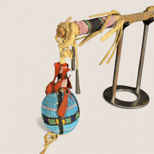 Load image into Gallery viewer, 19th C Plains Beaded Skull Cracker Club