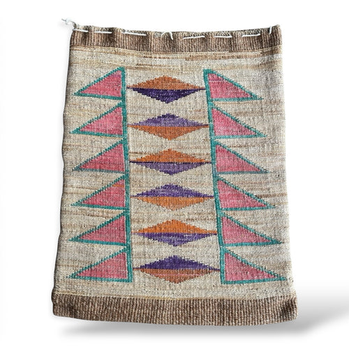 Exceptional 19th Century Nez Perce Corn Husk Bag