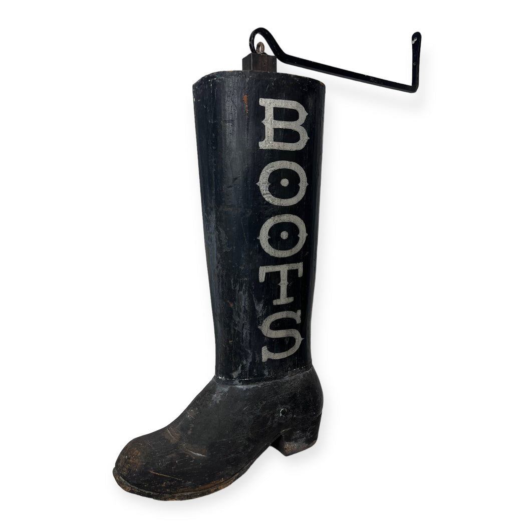 Hanging “BOOTS” Three Dimensional Wooden Trade Sign