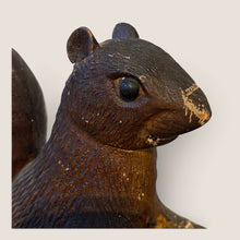 Load image into Gallery viewer, Folk Art Carved Wooden Squirrel