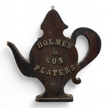 Load image into Gallery viewer, 19th C. Holmes &amp; Son (Baltimore) Silver Plate Works Trade Sign