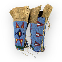 Load image into Gallery viewer, Beaded Plains Native American Leggings (Circa 1890)