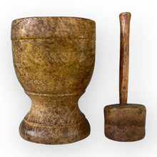 Load image into Gallery viewer, Exceptional 19th C. Ash Burl Mortar &amp; Pestle