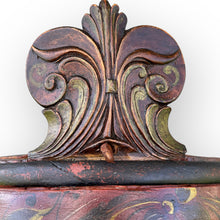 Load image into Gallery viewer, Dated 1868 Acanthus Carved Scandinavian Folk Art Lidded Tub