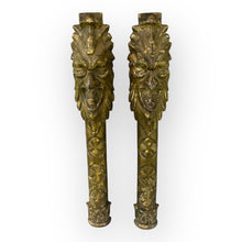 Load image into Gallery viewer, Pair of Cast Iron Architectural Gargoyles