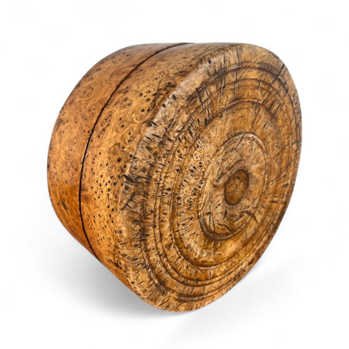 Superb 19th C. Burl Storage Box