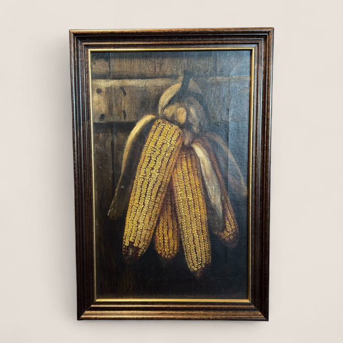 Exceptional Still-Life Corn Painting (Alfred Montgomery, 1857-1922)