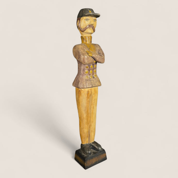 Folk Art Carved Civil War Soldier