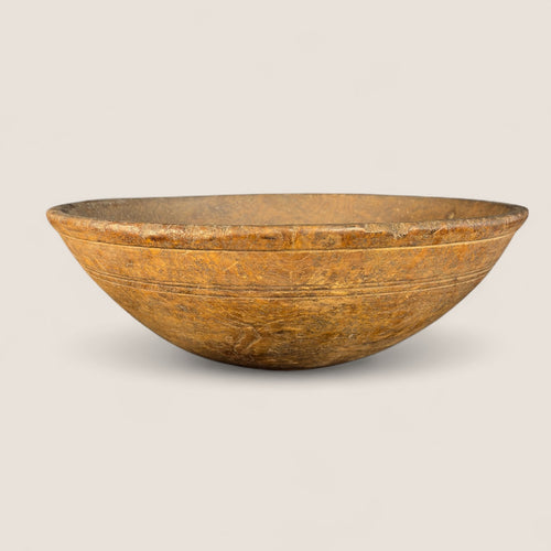 Superb Large Turned American Ash Burl Bowl