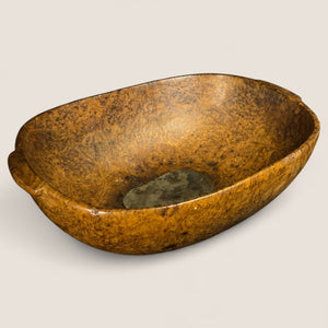 Important Handled 18th C Native American Burl Bowl