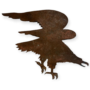 19th C. Painted Iron Eagle Weathervane