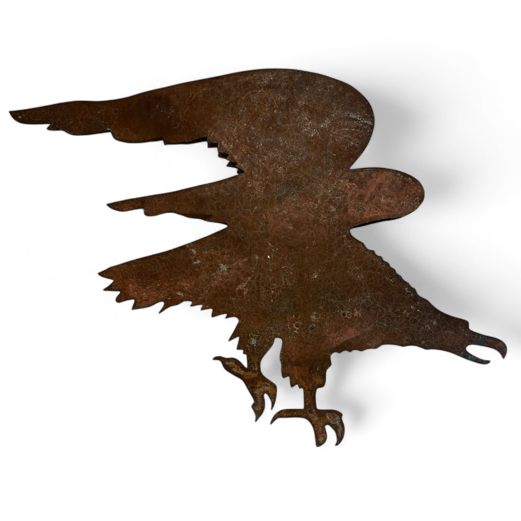 19th C. Painted Iron Eagle Weathervane