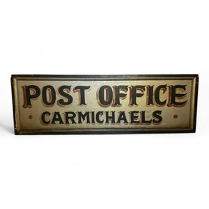 Superb Carmichaels, Pennsylvania Post Office Sign