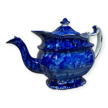 Load image into Gallery viewer, Historical Blue Staffordshire, England Teapot