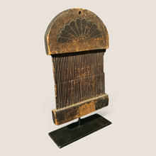 Load image into Gallery viewer, Meskwaki (Sac and Fox) Carved Wooden Weaving Heddle