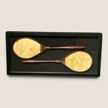Load image into Gallery viewer, Pair of Antique Vellum Ping-Pong Paddles, Circa 1900