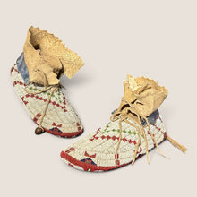Load image into Gallery viewer, Pair of Plains Fully Beaded Ceremonial Moccasins, circa 1890–1910