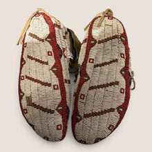 Load image into Gallery viewer, Pair of Plains Fully Beaded Ceremonial Moccasins, circa 1890–1910